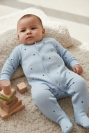 Cassiope ribbed jumpsuit "Stars" - 100% organic cotton
