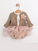 CUMINO Alessi three-piece girl's set (6 - 18 M)