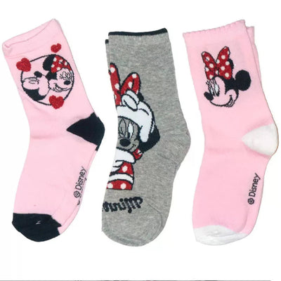 Sockenset mit Minnie Mouse-Motiv (3 Paar im Set)