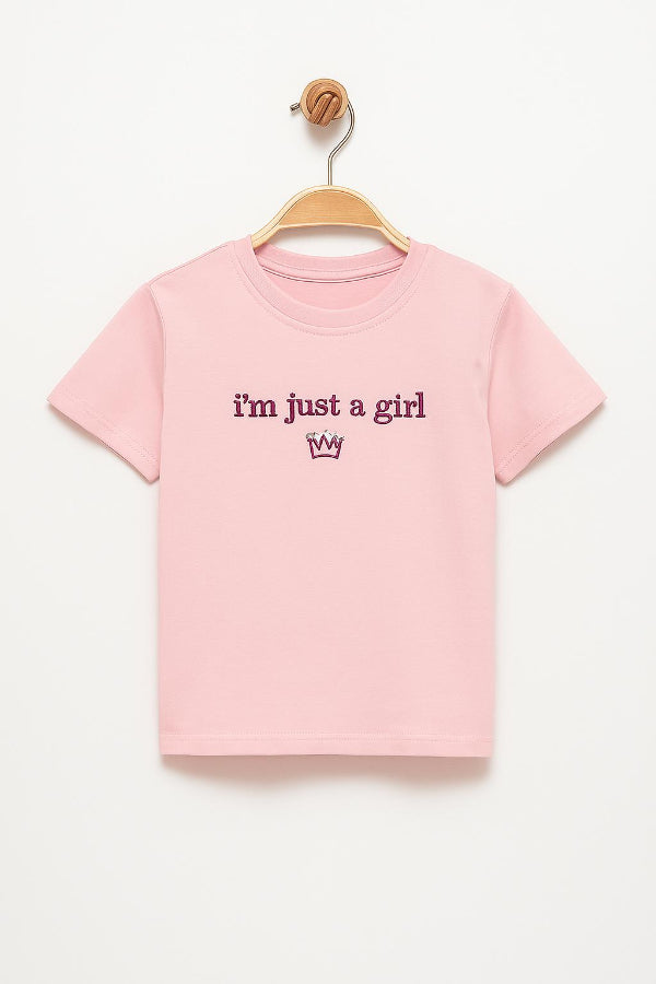 Majica I'm Just a Girl s kristalima
