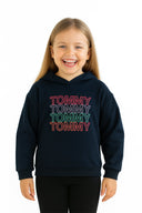 Tommy Hilfiger hoodie for kids – Modern multi-layered logo