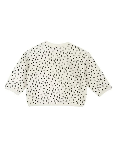 Chicco Baby-Sweatshirt mit Punkten – weiß/creme