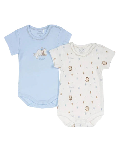 Chicco set od 2 bodija kratkih rukava