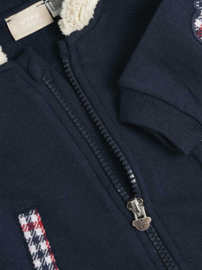 CHICCO DJEČJI KARDIGAN S KAPULJAČOM – 100% PAMUK