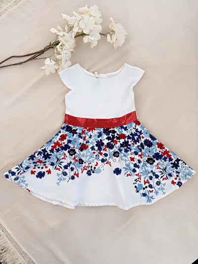 Chicco Kinderkleid mit Blumenmuster
