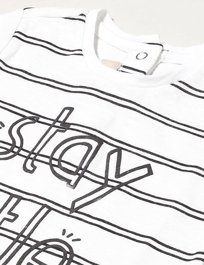 Chicco Set - Kurzarmshirt und Shorts "Stay Little"