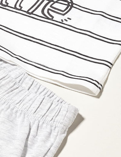 Chicco Set - Kurzarmshirt und Shorts "Stay Little"