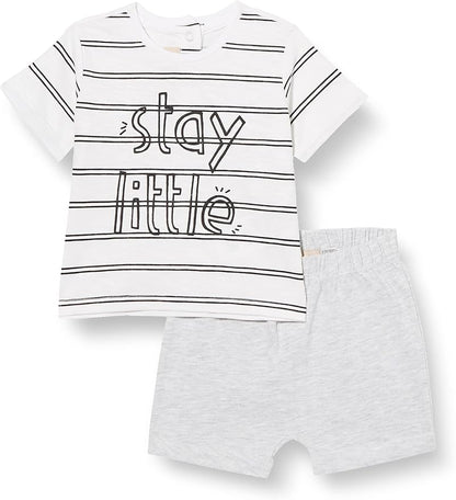 Chicco set - short-sleeved shirt and shorts "Stay Little"