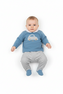 Chicco „Car“-Body mit Beinen – FSC®- und OEKO-TEX®-zertifiziertes Blau