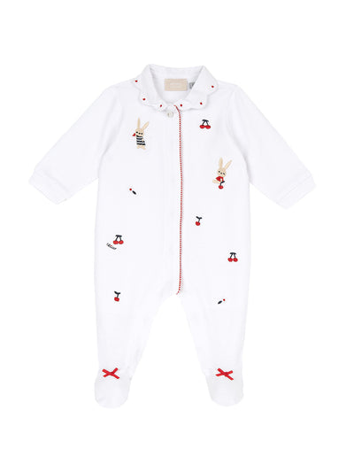 Chicco „Cherry“-Body mit Beinen. – FSC®- und OEKO-TEX®-zertifiziert.