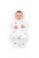 Chicco bodi "Trešnja" s nogavicama. - FSC® i OEKO-TEX®