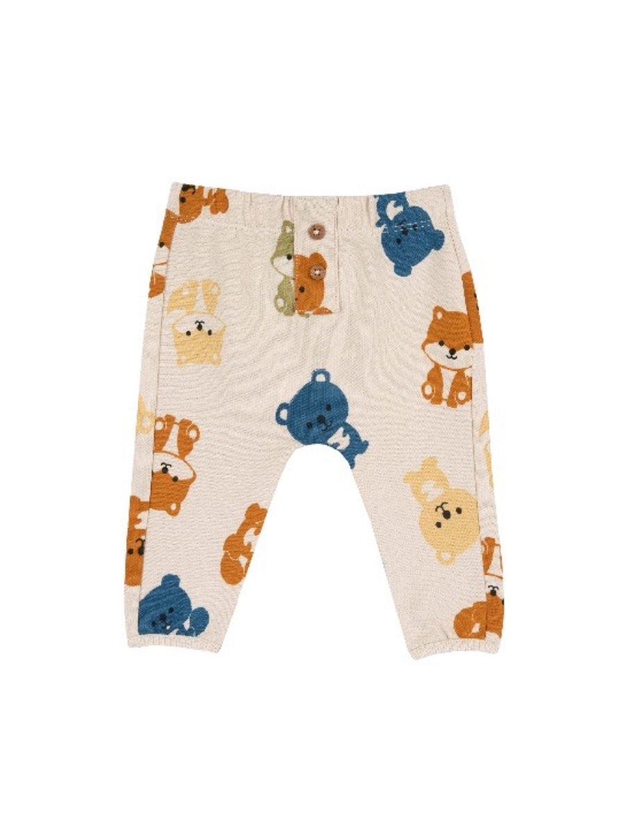 Chicco baby hlače s medvjedićima I 100% Pamuk