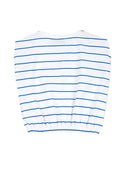 MY CHICCO — KURZARM-T-SHIRT FÜR MÄDCHEN | WEISS MIT LUREXSTREIFEN