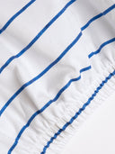 MY CHICCO — KURZARM-T-SHIRT FÜR MÄDCHEN | WEISS MIT LUREXSTREIFEN