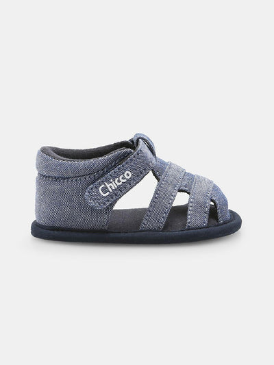 Chicco Baby-Sandalen aus Jeansstoff