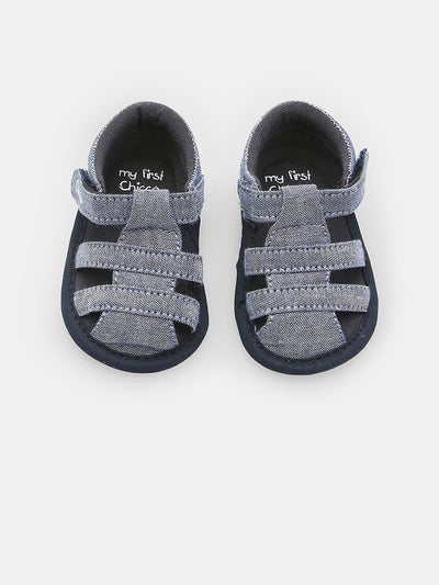 Chicco Baby-Sandalen aus Jeansstoff