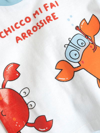 CHICCO SET 2 TLG. – SHIRT + SHORTS | MEERESABENTEUER