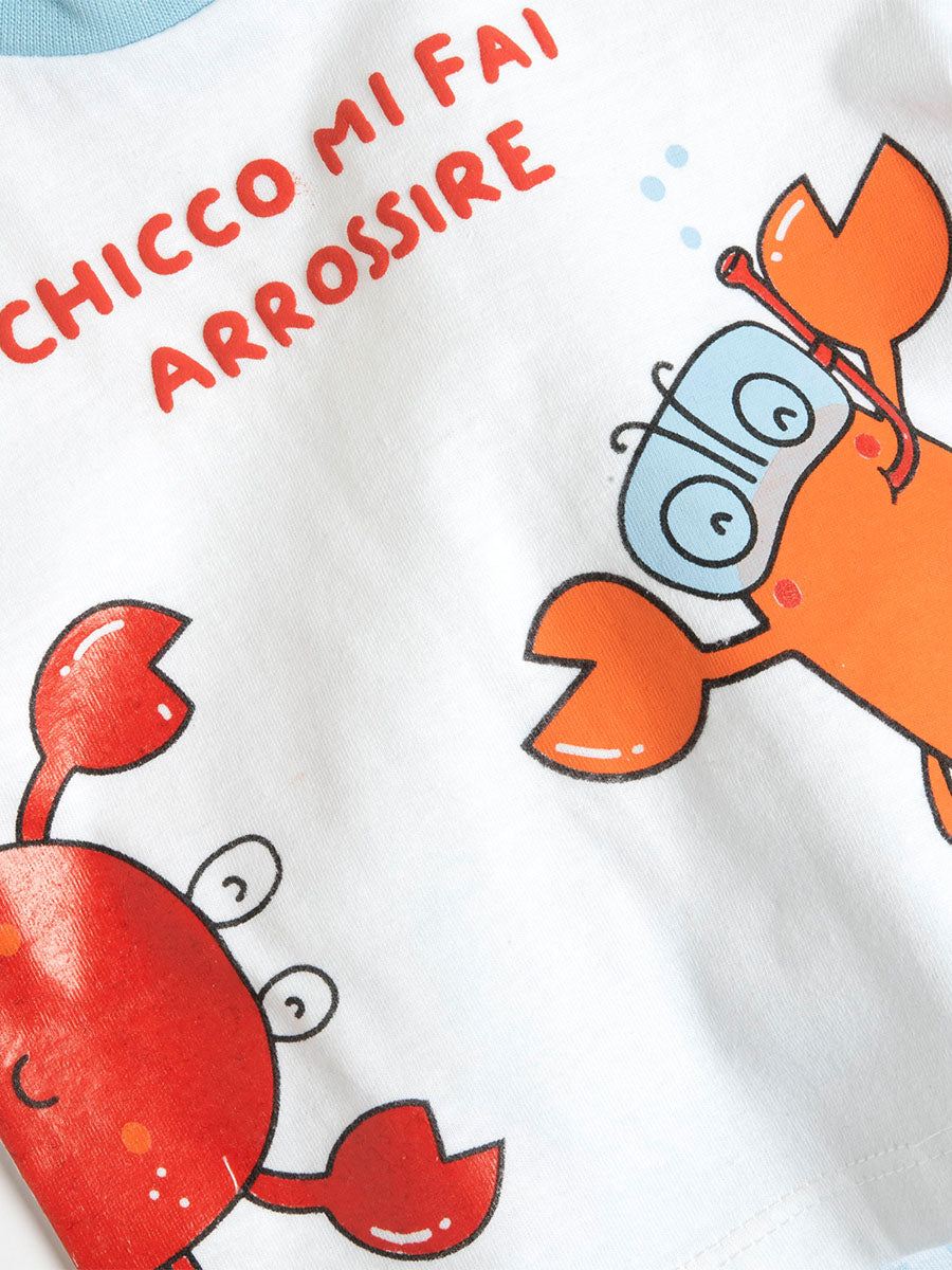 CHICCO SET 2 TLG. – SHIRT + SHORTS | MEERESABENTEUER