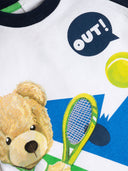 Chicco — Majica kratkih rukava "OUT!" s teniskim medom