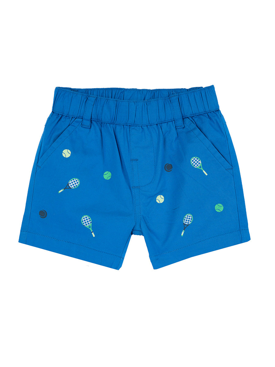 Chicco — Kurze Hose mit Tennismotiven | Königsblau