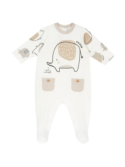 Chicco „Elefanten“-Body mit Beinen – FSC®- und OEKO-TEX®-zertifiziert