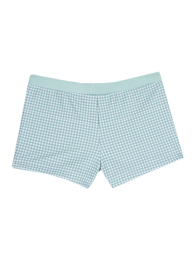 Chicco — Badeshorts mit Krokodil-Taucher | Mint-Vichy
