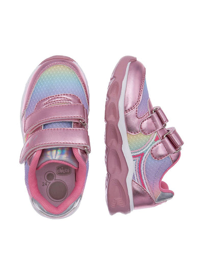 Chicco-Sneaker „Chelly Pink“ mit leuchtenden Sohlen