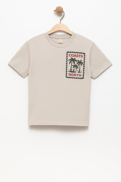 Kinder Sommer T-Shirt "Coast North" -6-10 Jahre