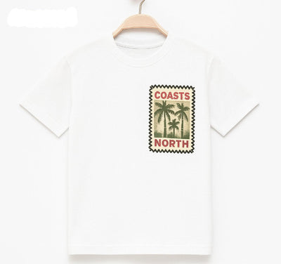 Kinder Sommer T-Shirt "Coast North" -6-10 Jahre