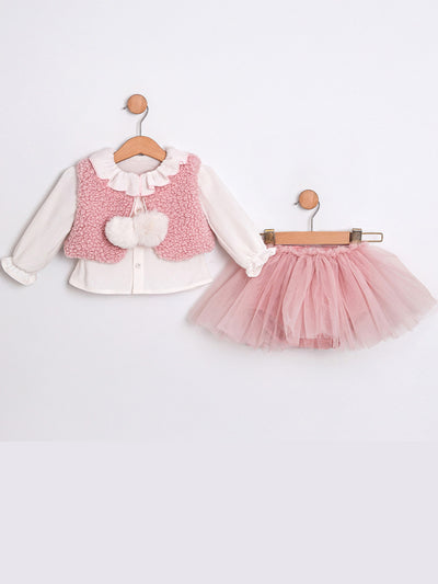 Cumino Sugar trodijelni djevojački komplet (6 - 18 M)