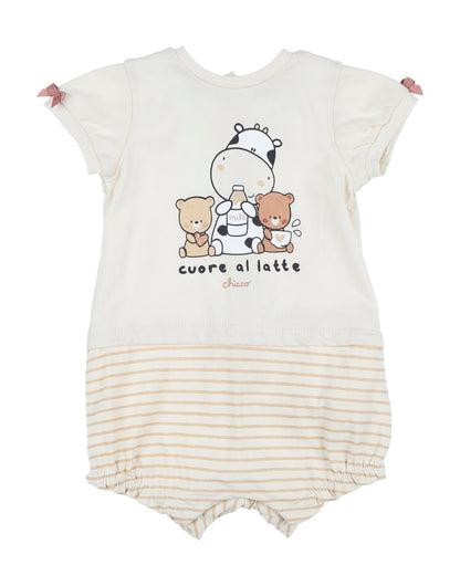 Chicco bodysuit "Coure al latte"