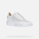 GEOX D RUBIDIA A – women's perforated leather sneakers