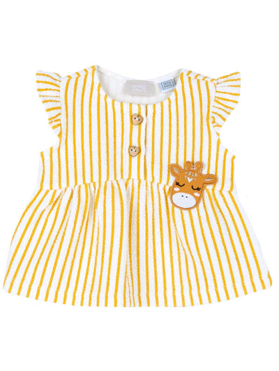 Chicco Kinder ärmelloses Kleid mit Giraffenmotiv