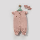 BEGI Baby jumpsuit "Dry Rose" - tenderness, nature and timeless comfort