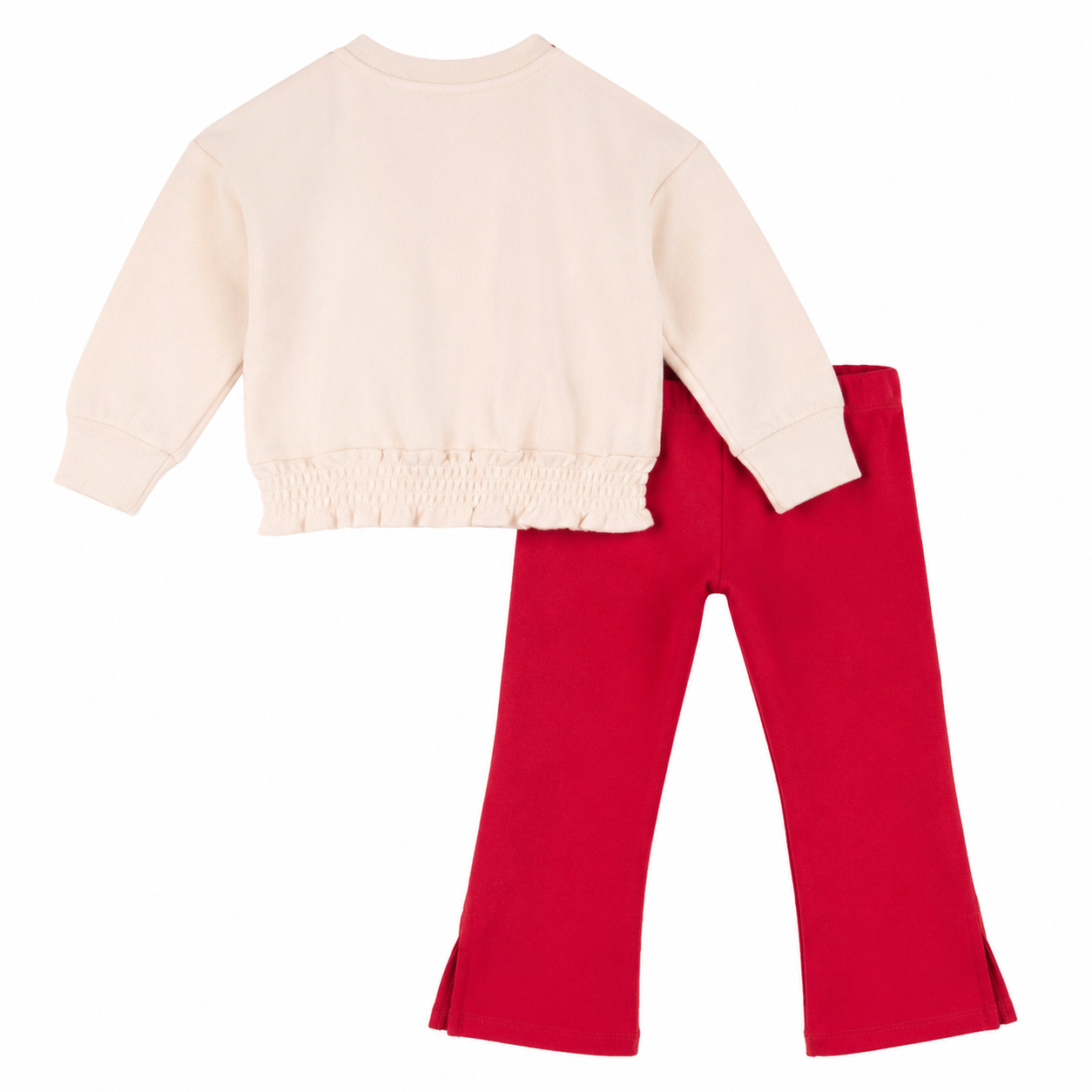 Chicco Mädchenset Teddy – Oberteil und rote Hose