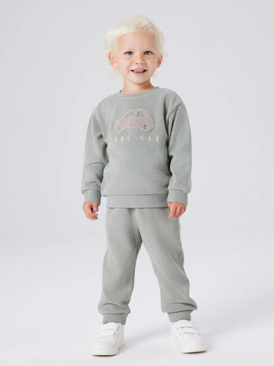 Nameit Kinder-Jogginghosen aus ungebürstetem Loopback-Sweatmaterial