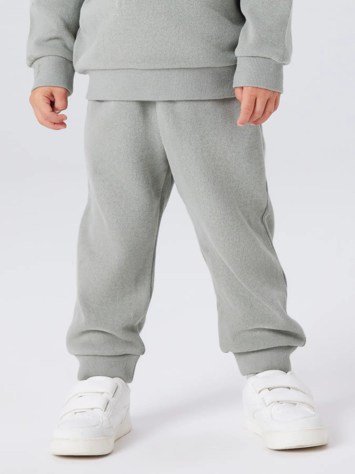 Nameit children's sweatpants made of unbrushed loopback sweat material