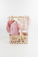 Holzgeschenkbox "Oh Baby" - Mehrzweck-Dekobox