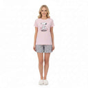 Snoopy women's short-sleeved pajamas with colorful pattern