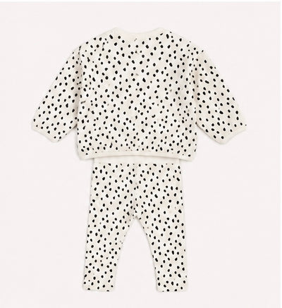 Chicco kompletić za bebe – dukserica i tajice, 100% pamuk