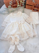 Exclusive Christening set for girls-(0-6 months)