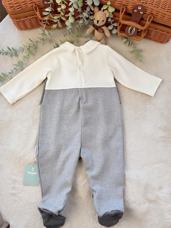 Elegantni kombinezon za bebe – Maleni džentlmen