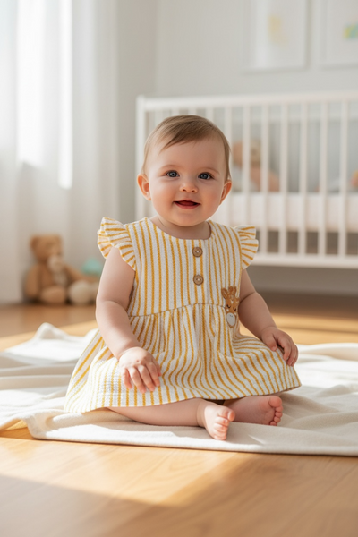 Chicco Kinder ärmelloses Kleid mit Giraffenmotiv