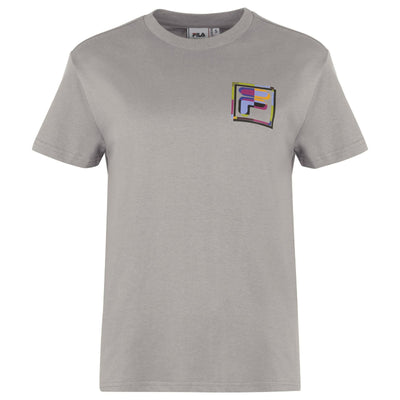 FILA Unisex-Baumwoll-T-Shirt – grau