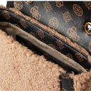 GUESS faux fur shoulder bag