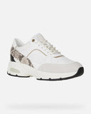 GEOX SNEAKERS - WHITE/OFF WHITE