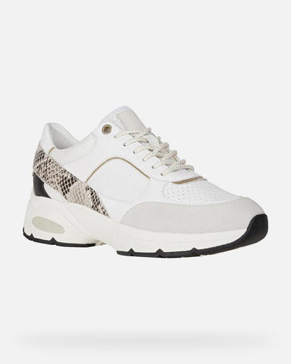 GEOX SNEAKERS - WEISS/OFF WHITE