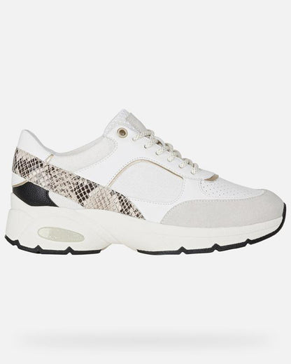 GEOX SNEAKERS - WEISS/OFF WHITE
