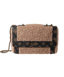 GUESS faux fur shoulder bag