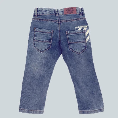 100% cotton pants with a denim look